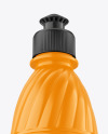 Glossy Plastic Bottle Mockup