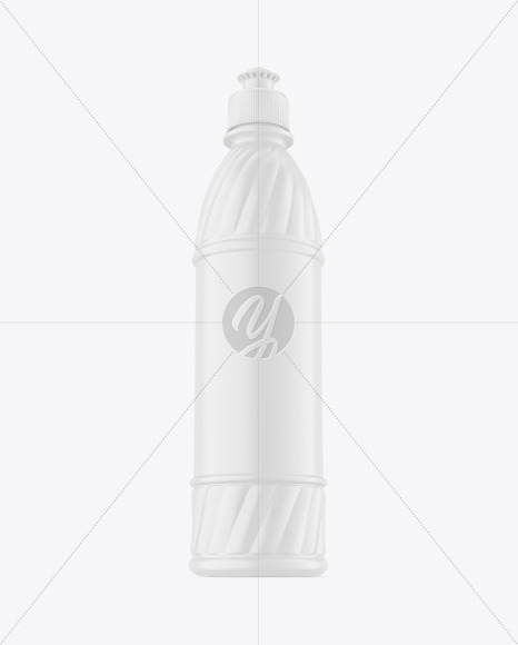 Matte Plastic Bottle Mockup