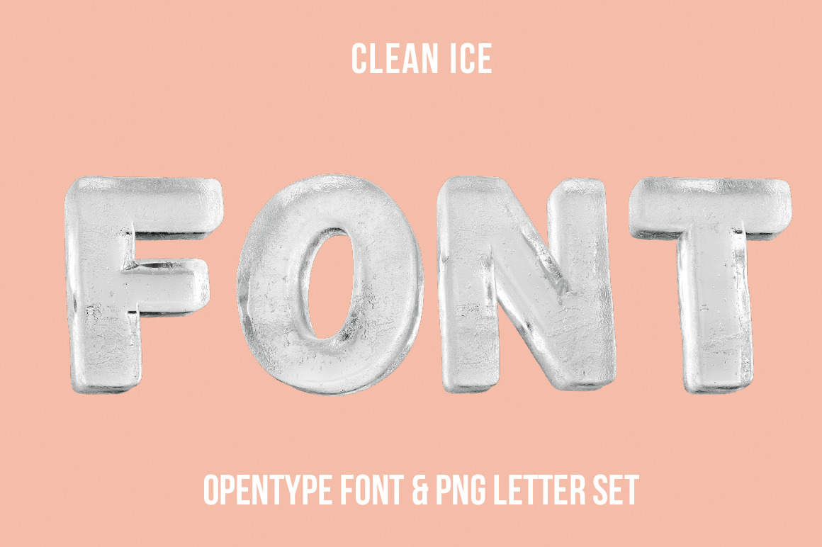 Clean Ice Font Clean Ice Font