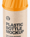 Glossy Plastic Bottle Mockup