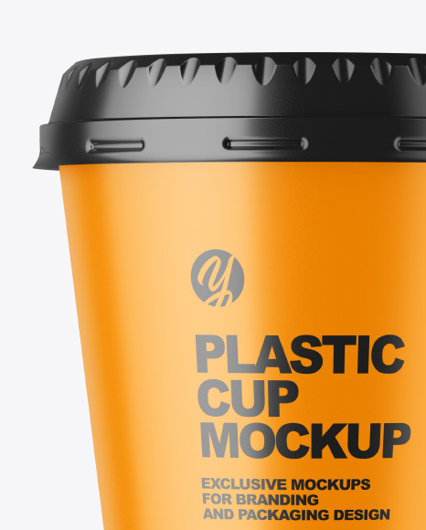 Matte Plastic Cup Mockup