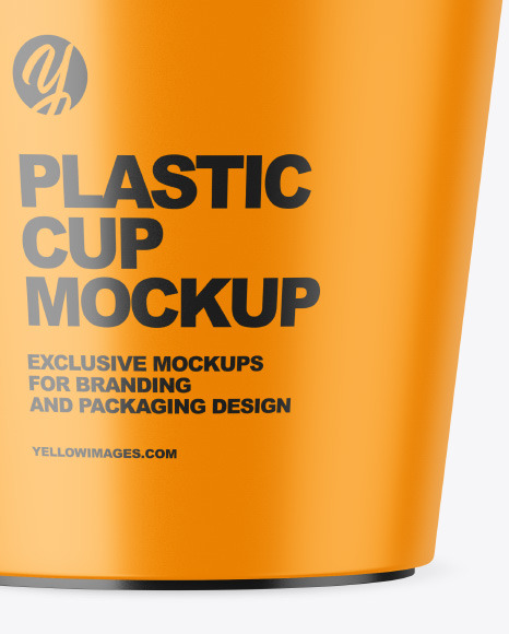 Matte Plastic Cup Mockup Matte Plastic Cup Mockup