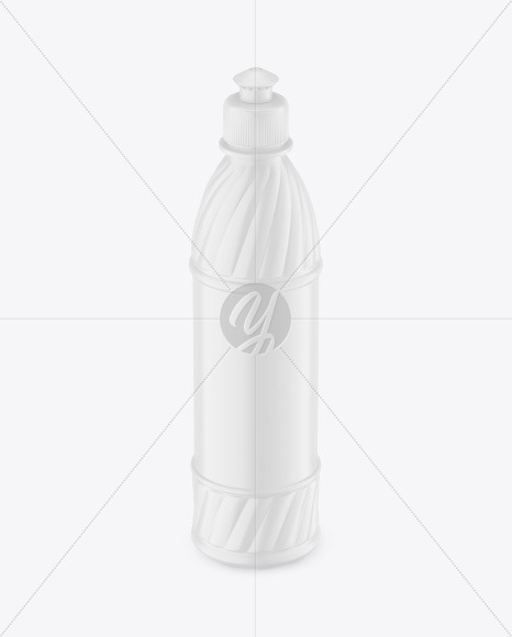 Matte Plastic Bottle Mockup