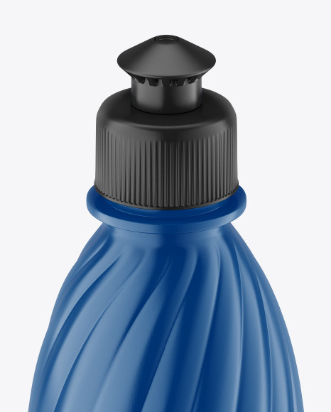 Matte Plastic Bottle Mockup