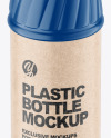 Matte Plastic Bottle Mockup