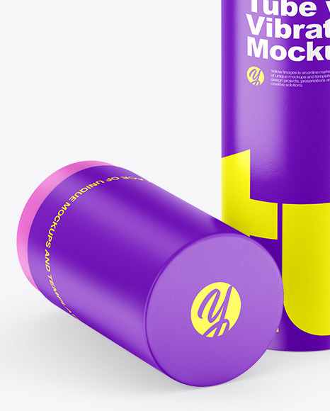 Matte Tube w/ Vibrator Mockup