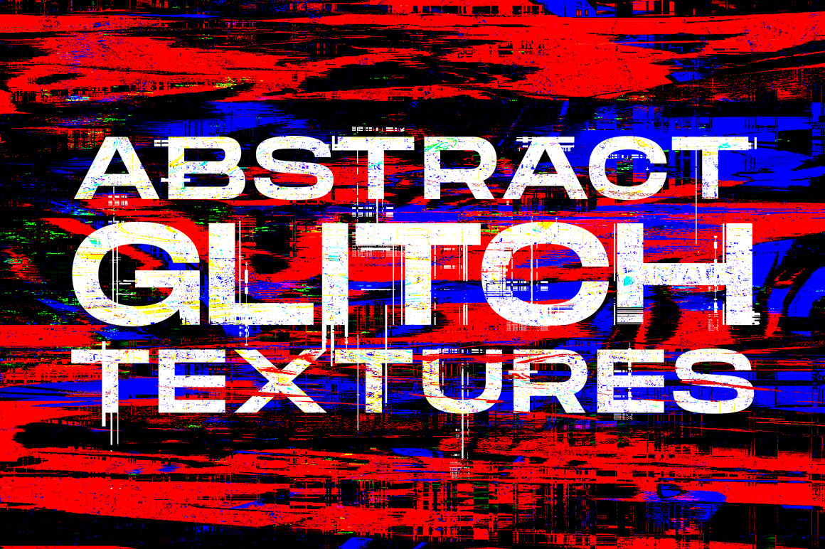 Abstract Glitch Art textures