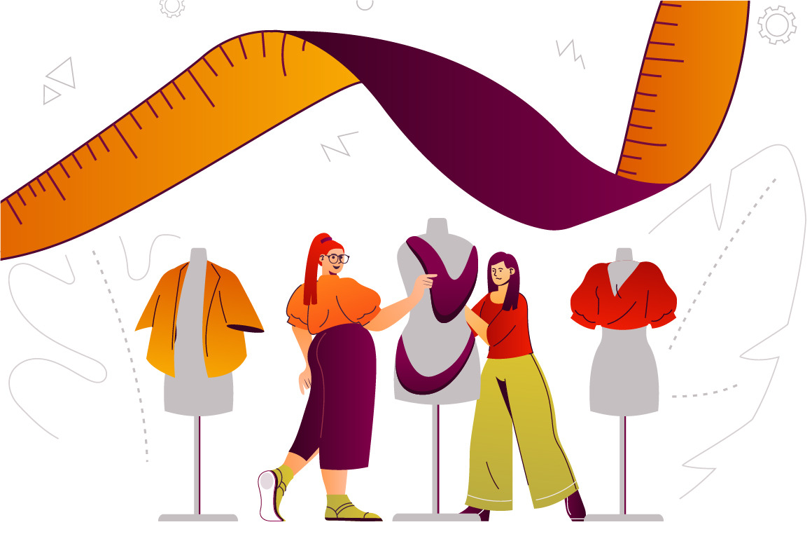 Flat Line Web Illustration Pack