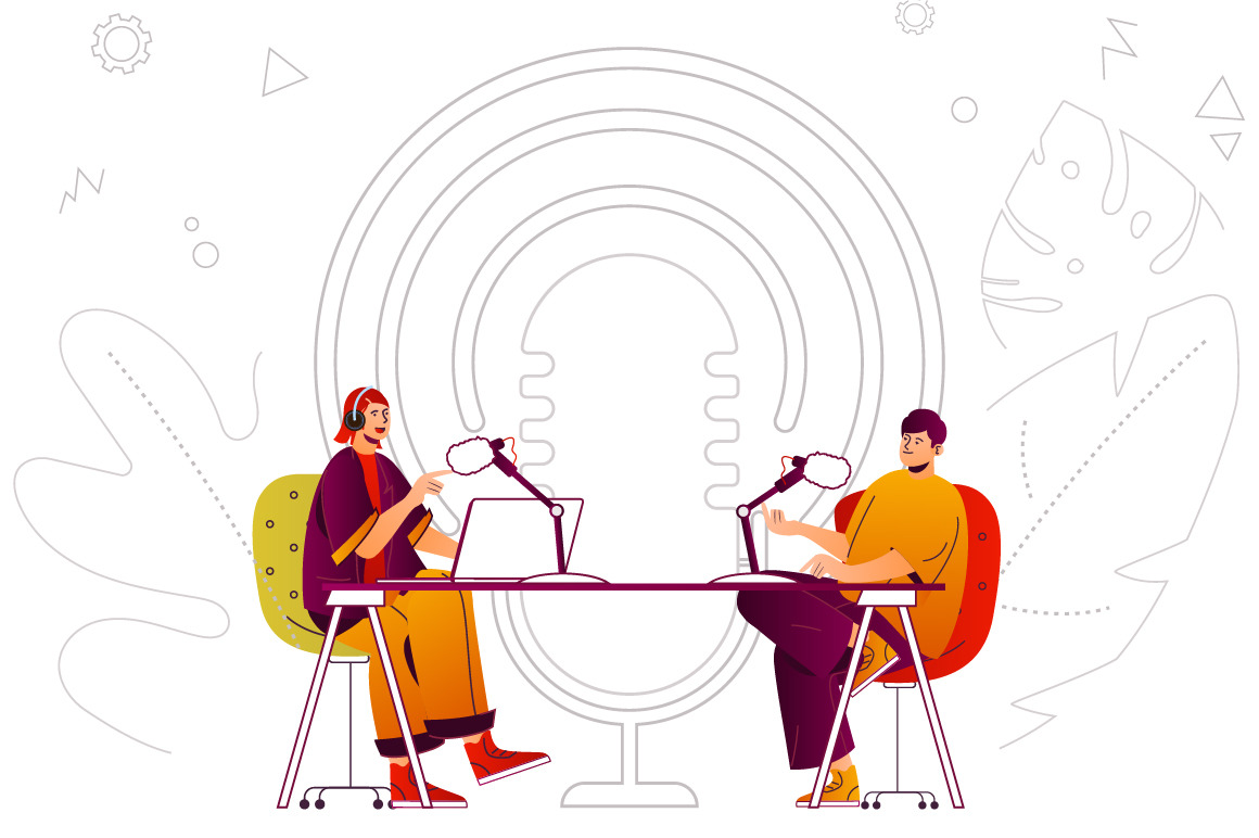 Flat Line Web Illustration Pack