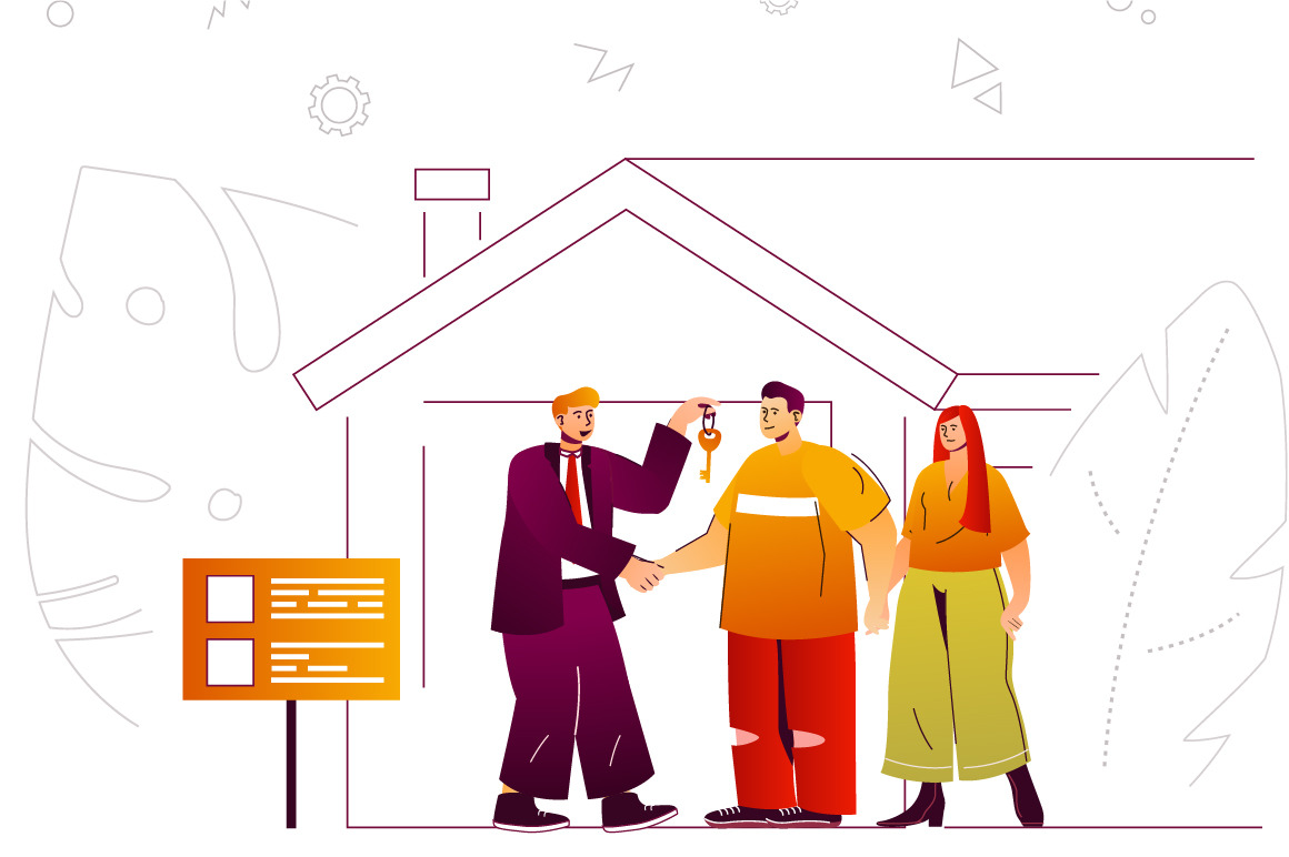 Flat Line Web Illustration Pack