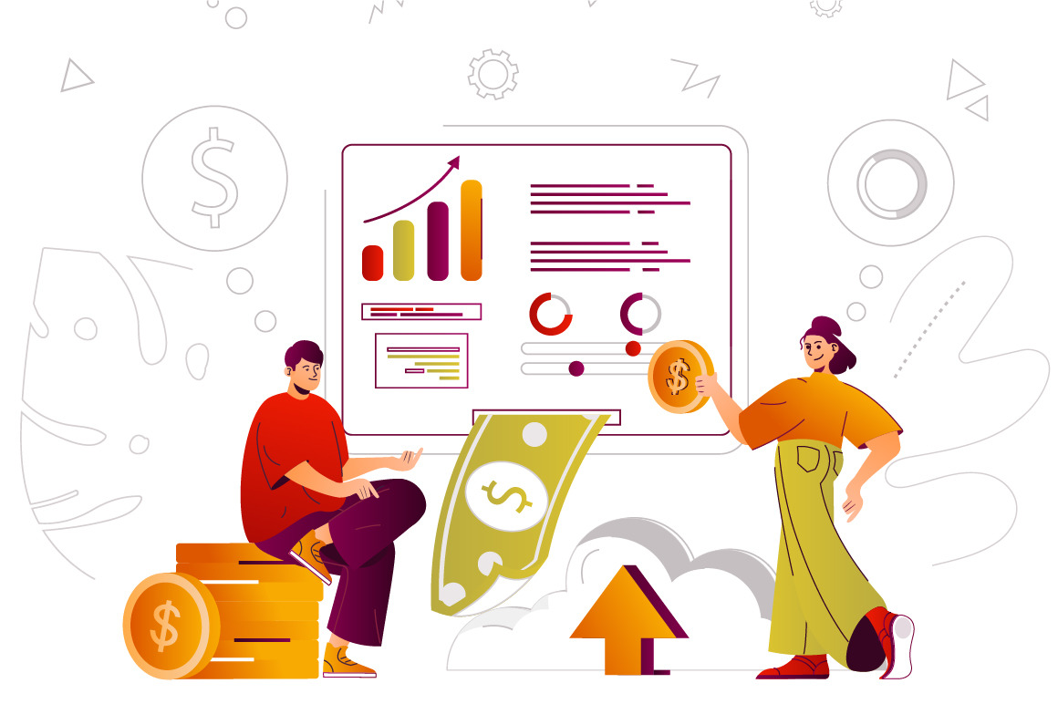 Flat Line Web Illustration Pack