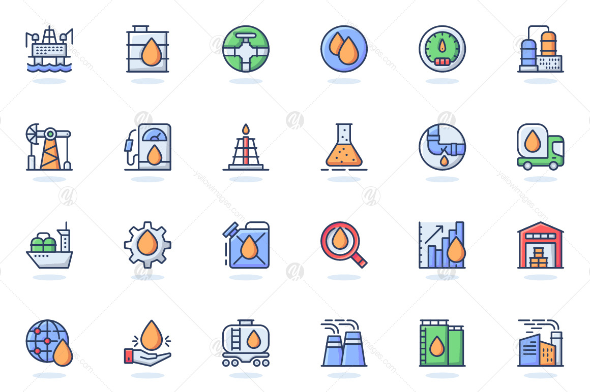 Flat Line Web Icons Pack Flat Line Web Icons Pack