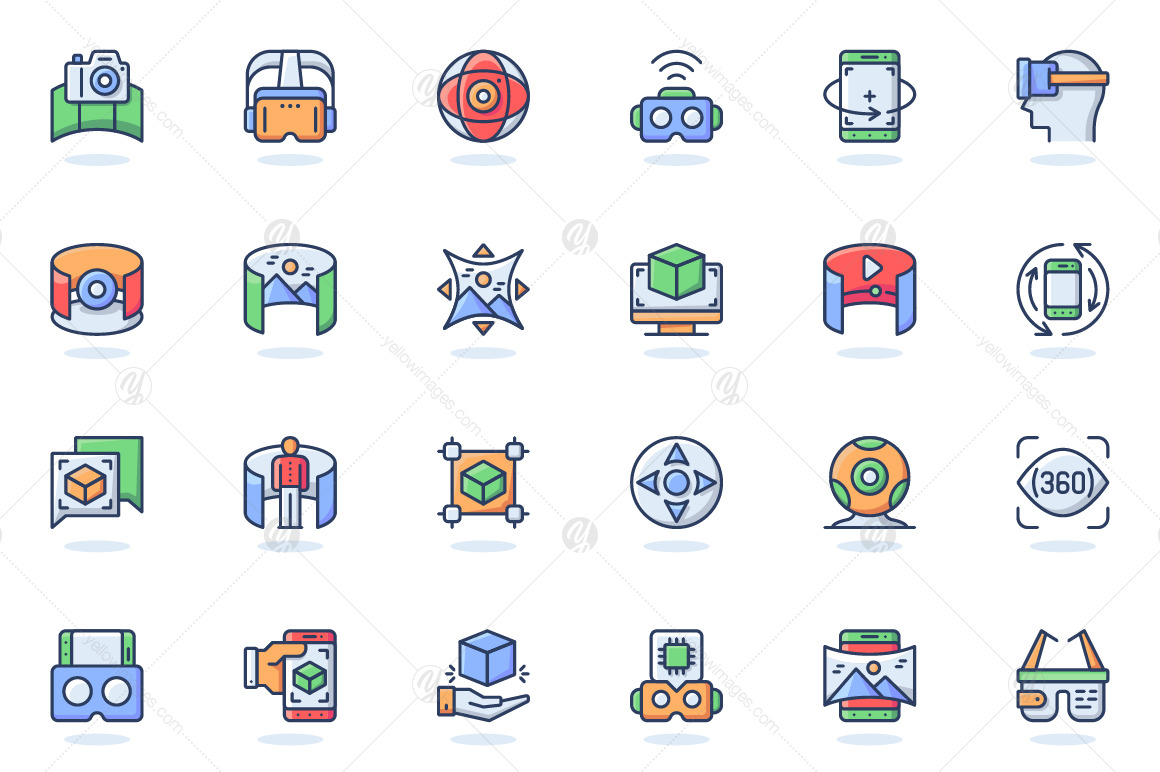 Flat Line Web Icons Pack Flat Line Web Icons Pack