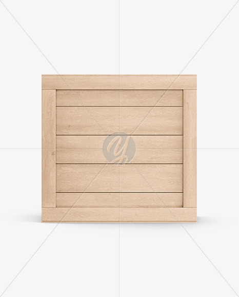 Wooden Box Mockup