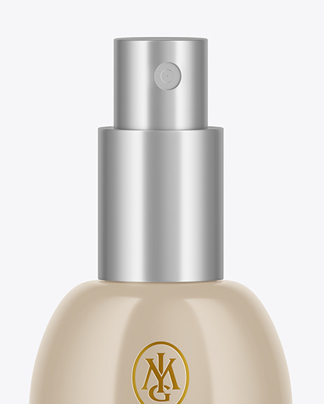 Glossy Perfume Bottle Mockup