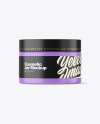 Matte Cosmetic Jar Mockup Matte Cosmetic Jar Mockup