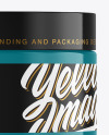 Glossy Cosmetic Jar Mockup