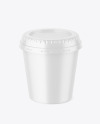 Matte Plastic Cup Mockup