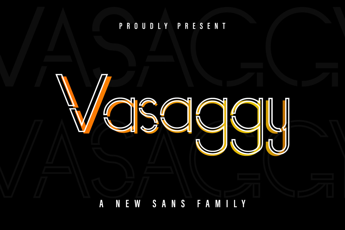 Vasaggy Sans Serif Font