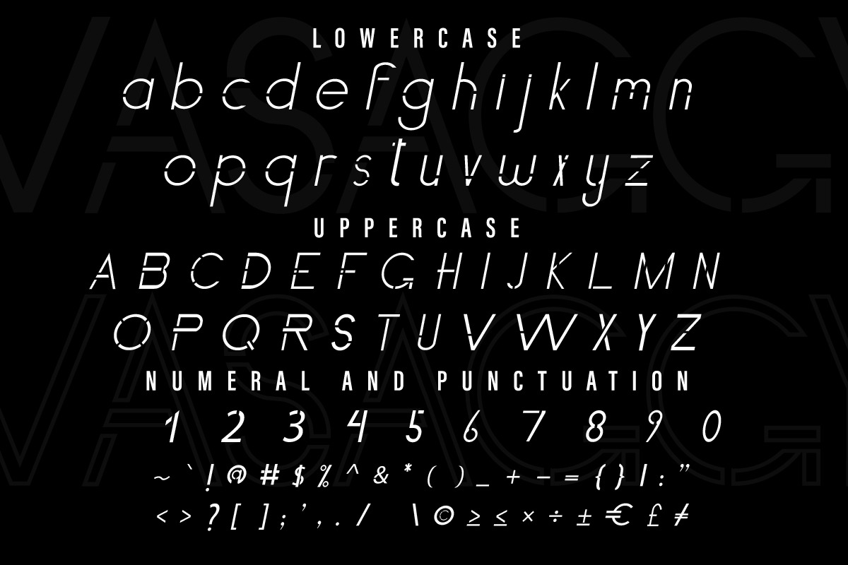 Vasaggy Sans Serif Font Vasaggy Sans Serif Font