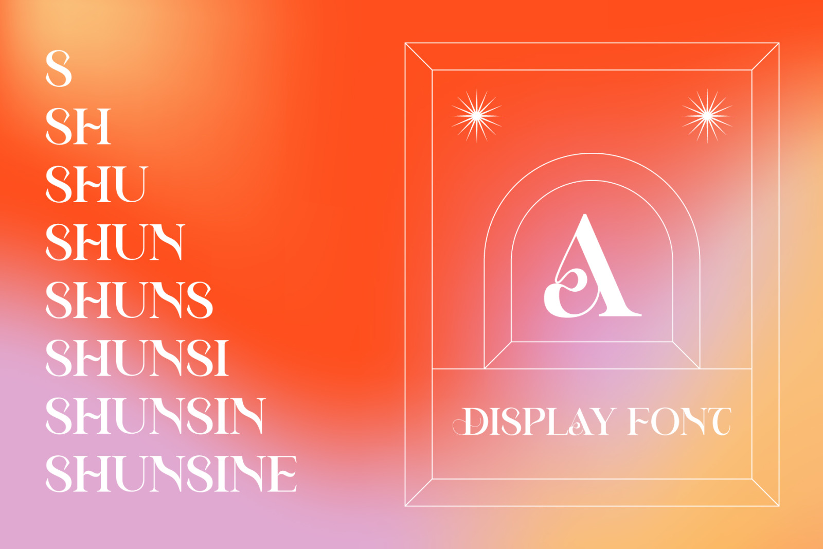 Shunsine Font Shunsine Font