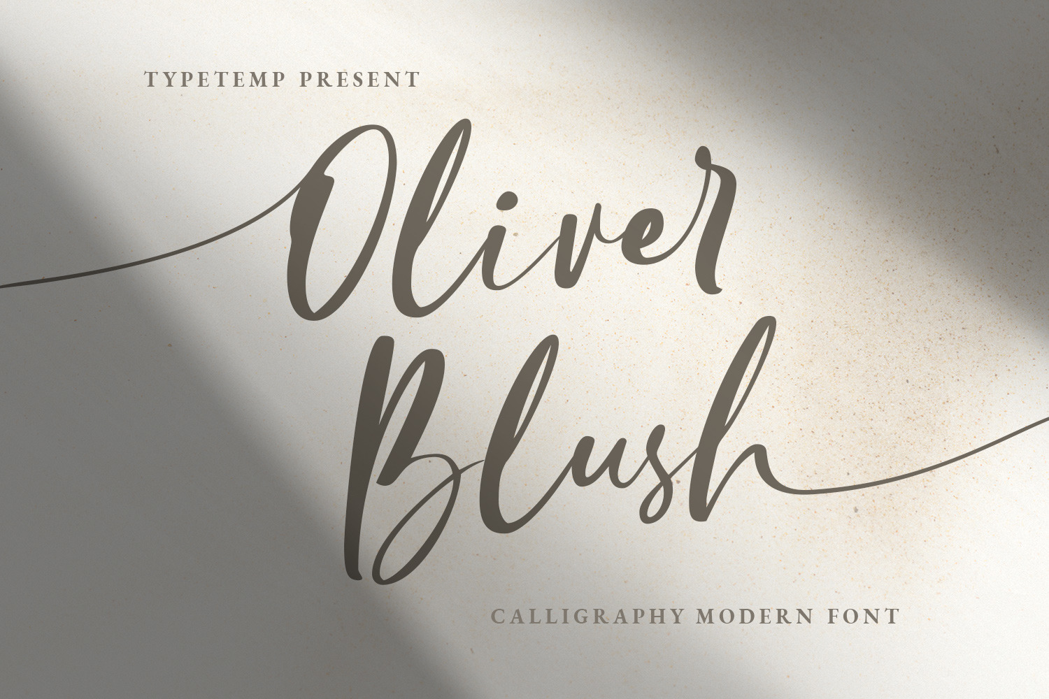 Oliver Blush Modern Calligraphy