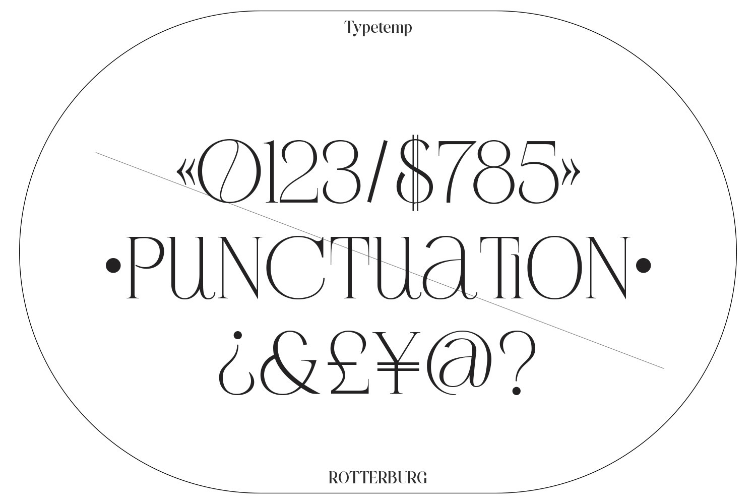 Rotterburg Stylish Display Font Rotterburg Stylish Display Font