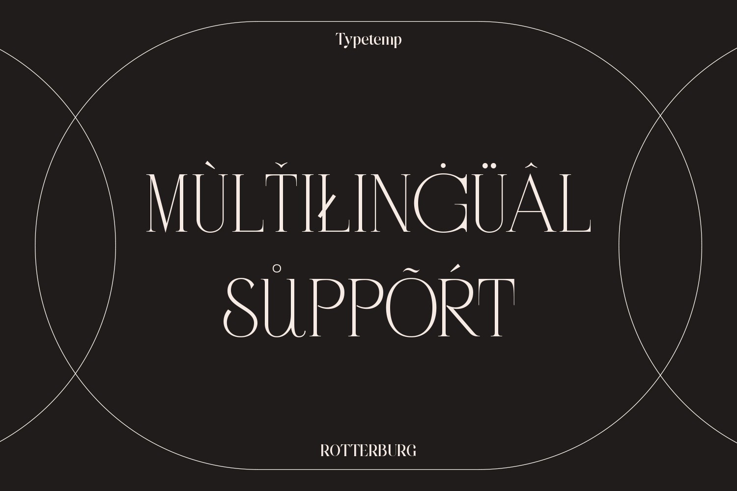 Rotterburg Stylish Display Font Rotterburg Stylish Display Font