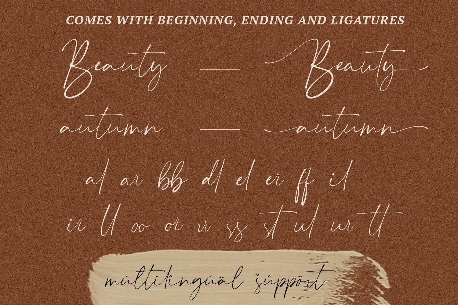 Plumrose Signature Script Font