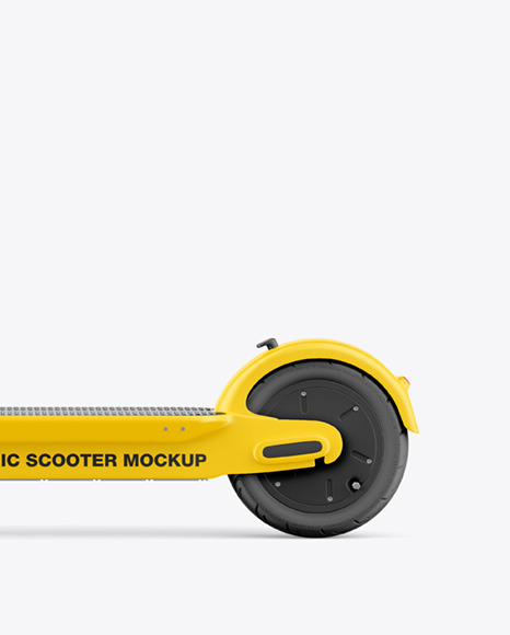 Electric Scooter Mockup - Side View