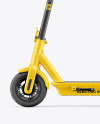 Electric Scooter Mockup - Side View