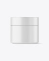 Matte Cosmetic Jar Mockup