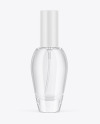 Clear Glass Perfume Bottle Mockup