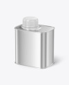 Metallic Tin Can Mockup