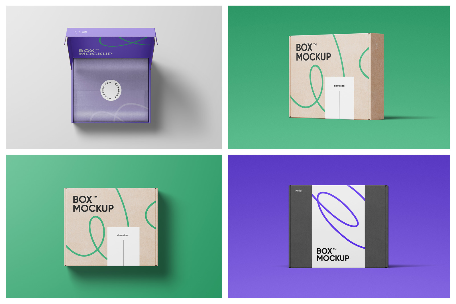 Box Mockups