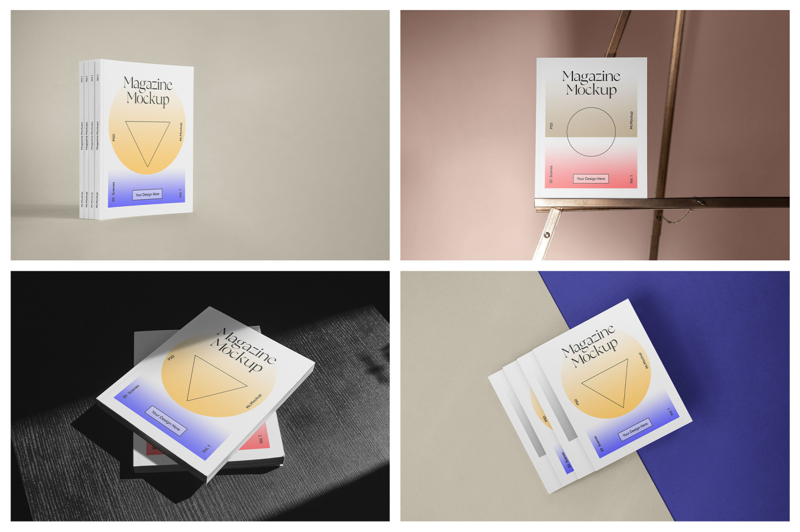Magazine Mockups Vol.1 Magazine Mockups Vol.1