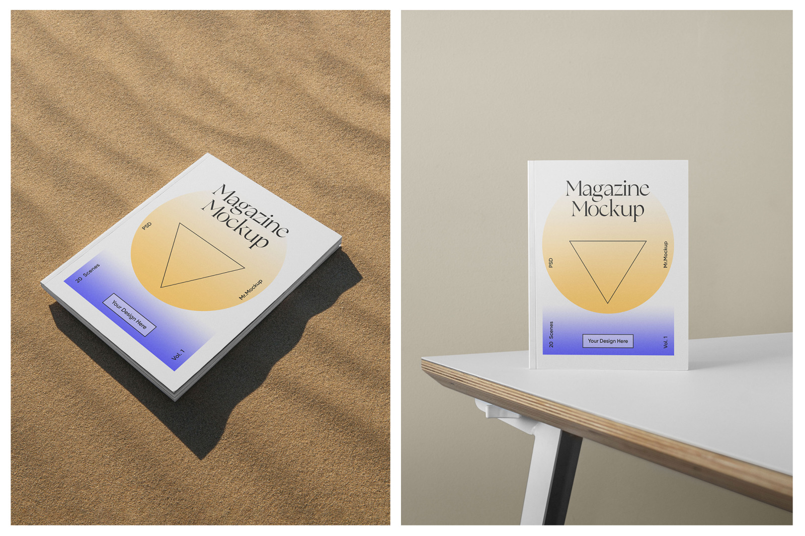 Magazine Mockups Vol.1