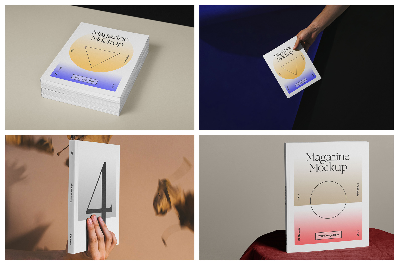 Magazine Mockups Vol.1 Magazine Mockups Vol.1