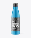 Glossy Plastic Bottle Mockup