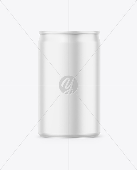 150ml Matte Drink Can Mockup