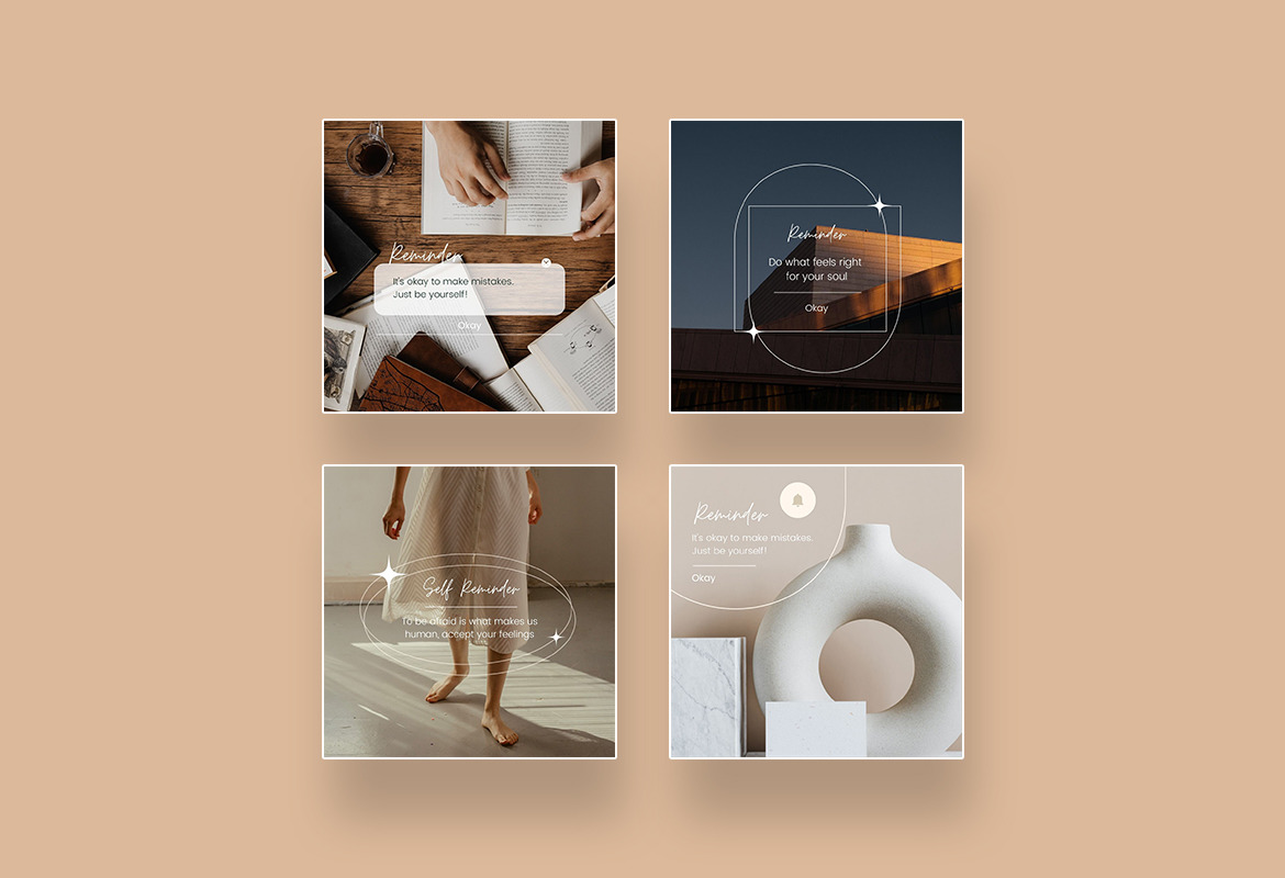 Feminine Reminder Instagram Canva Feminine Reminder Instagram Canva