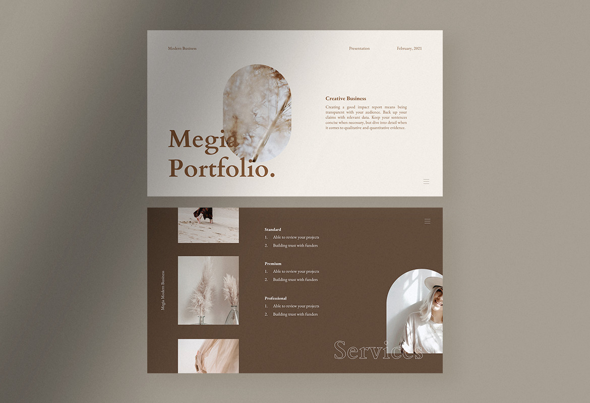 Megia Elegant Presentation Template Megia Elegant Presentation Template