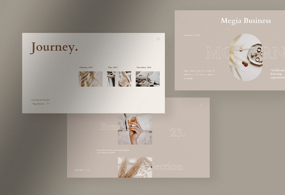 Megia Elegant Presentation Template Megia Elegant Presentation Template