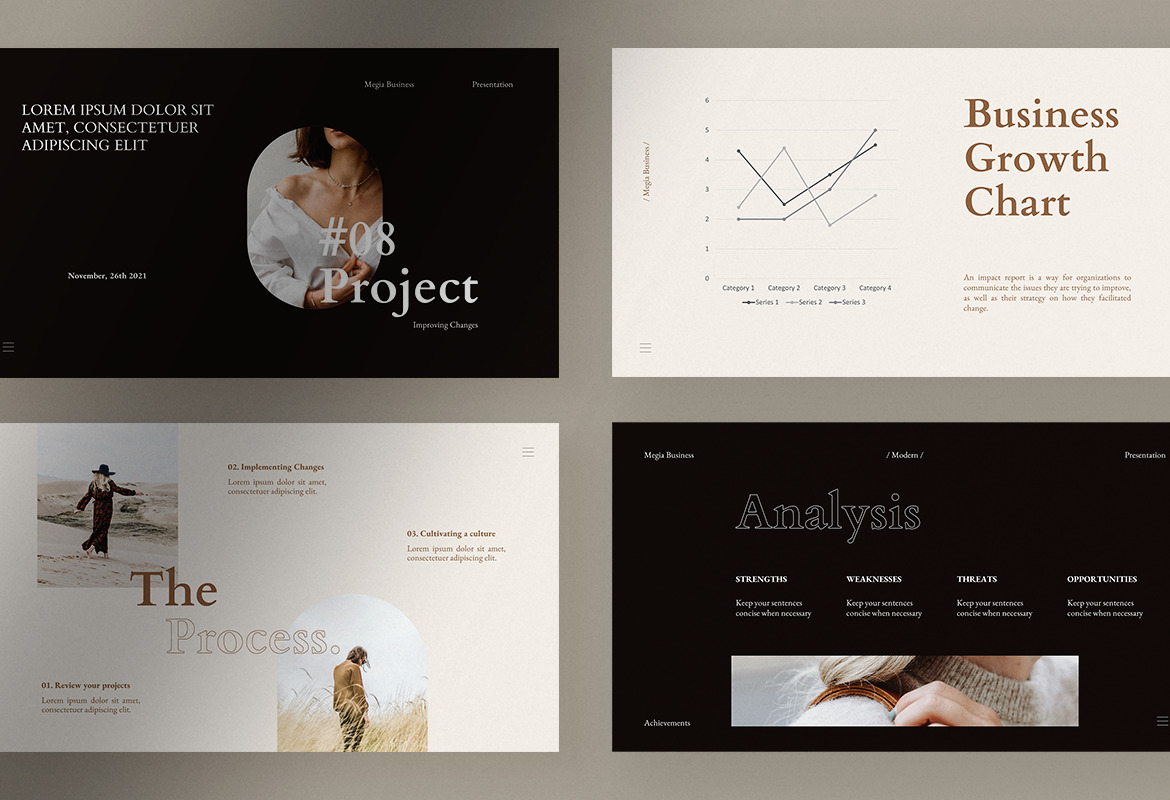 Megia Elegant Presentation Template Megia Elegant Presentation Template
