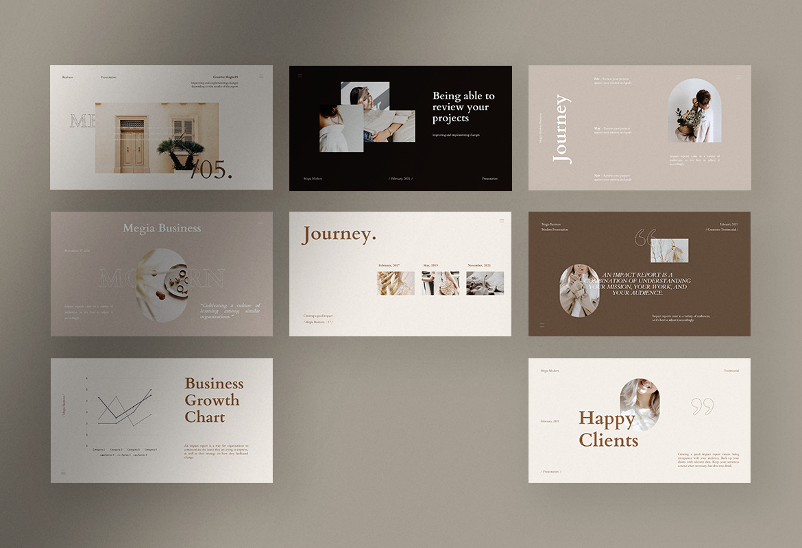 Megia Elegant Presentation Template