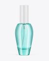 Color Glass Perfume Bottle Mockup