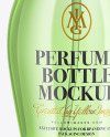 Color Glass Perfume Bottle Mockup