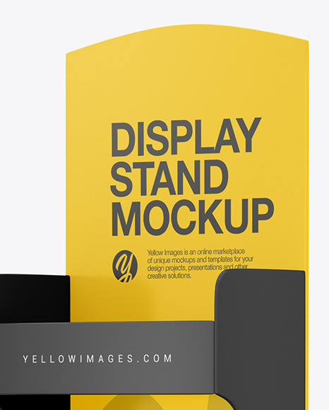 Plastic Display Stand Mockup