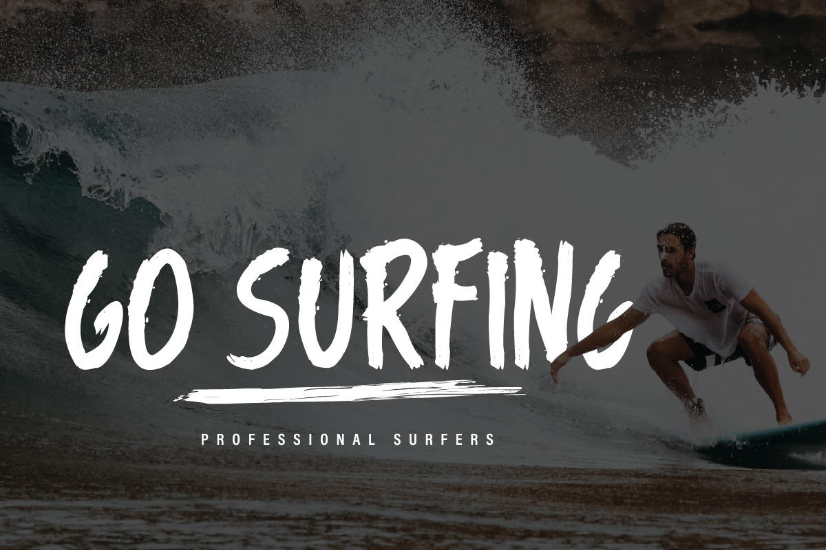 Khensin Brush Font Khensin Brush Font