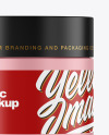 Frosted Glass Cosmetic Jar Mockup